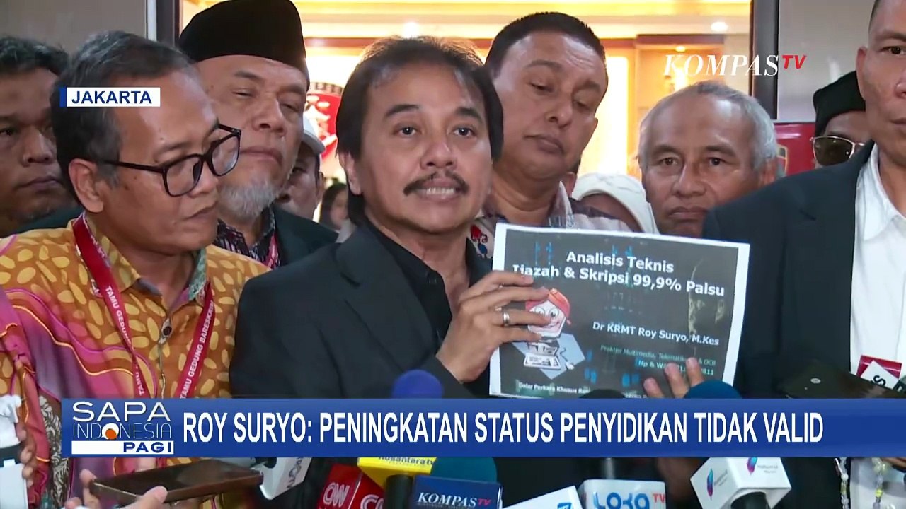 Laporan Jokowi Naik Sidik, Roy Suryo Soroti Bukti Ijazah hingga Pihak yang Diperiksa | SAPA PAGI