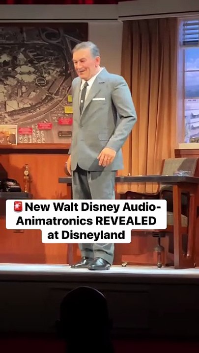 Presentan Animatrónico de Walt Disney