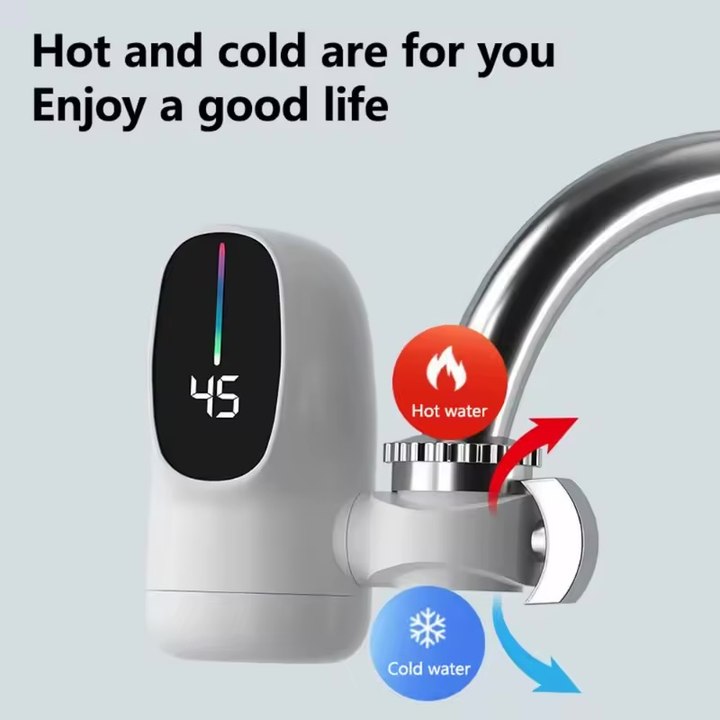 Instant Electric water Heater quick heating digital display