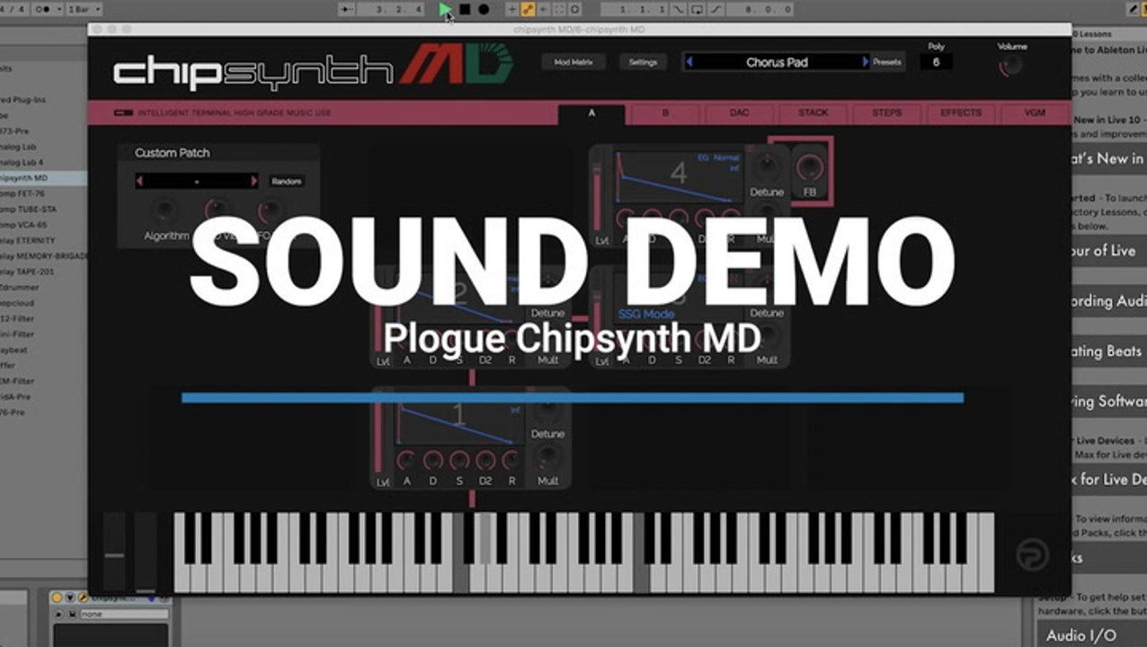 Chipsynth MD Sound Demo
