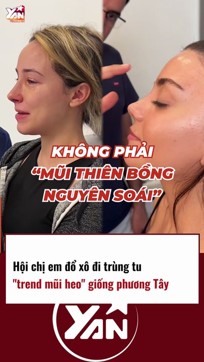 Hội chị em đổ xô trùng tu TREND MŨI HEO giống phong cách phương Tây