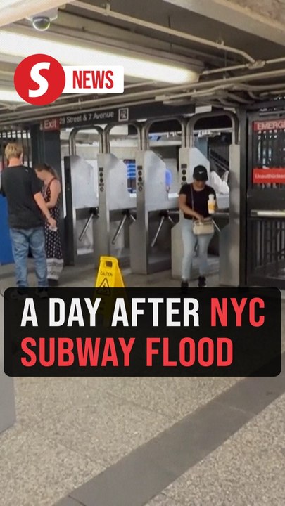 A day after NYC subway flood