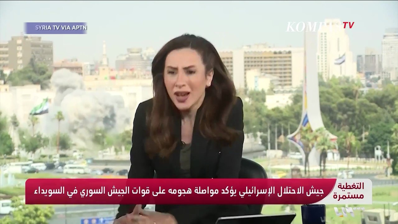 Detik-Detik Rudal Israel Bombardir Kantor Kemenhan Suriah! Bakal Ada Serangan Balasan?