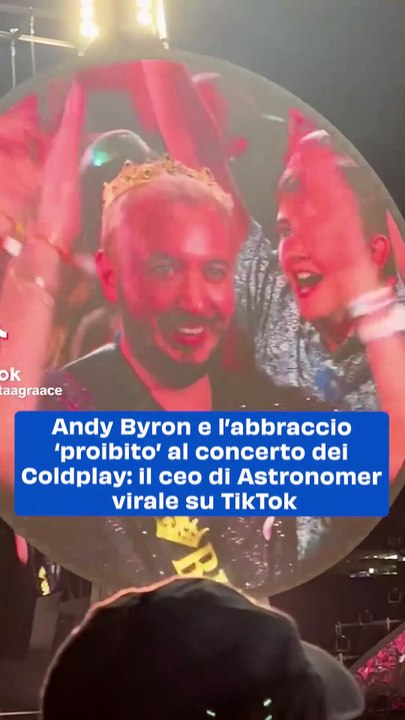 Andy Byron e l’abbraccio ‘proibito’ al c oncerto dei Coldplay: il ceo di Astronomer virale su TikTok
