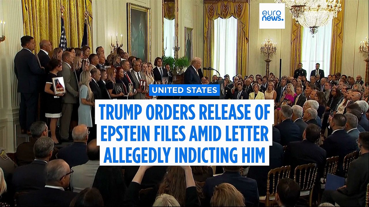 Trump orders release of Epstein files as 2003 sexually suggestive letter emerges