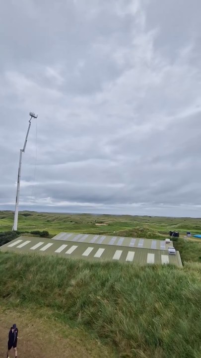 General view of Spectator Zone 1 at The Open, Portrush, 2025