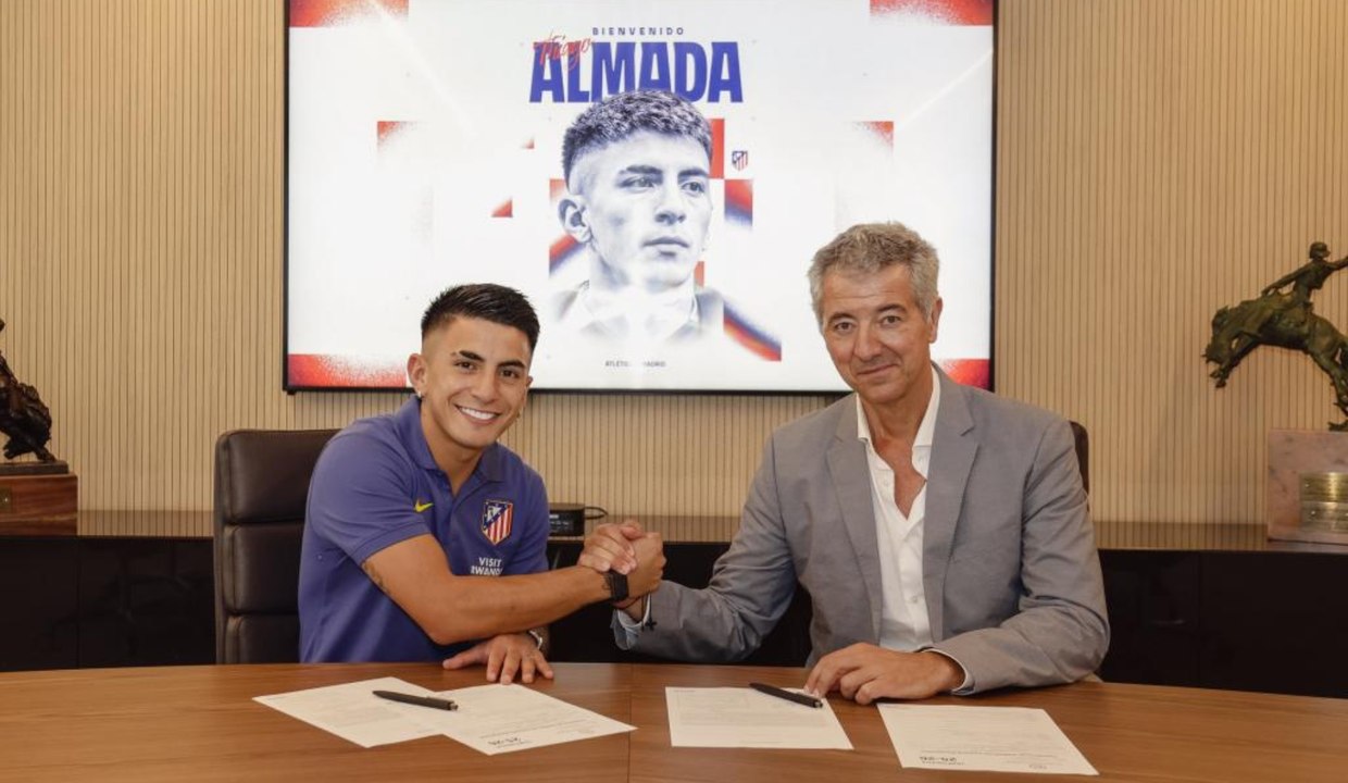 El primer test de Thiago Almada