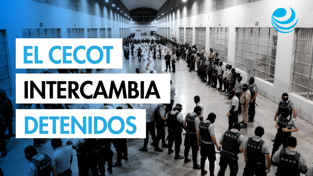 El Salvador intercambiará venezolanos del CECOT por estadounidenses en Venezuela