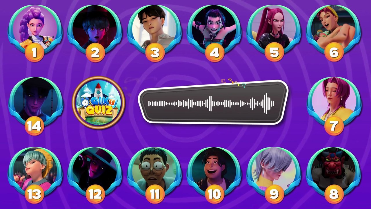 Guess Kpop Demon Hunters Movie Character 2025 by Song- Rumi, Saja Boys, Mira - Music Quiz Challenge