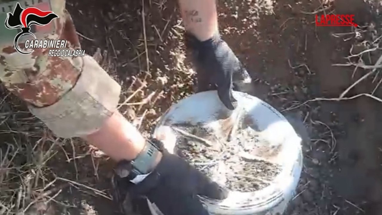 Reggio Calabria, droga nascosta sotto terra: sequestro da 350mila euro a Gioiosa Ionica