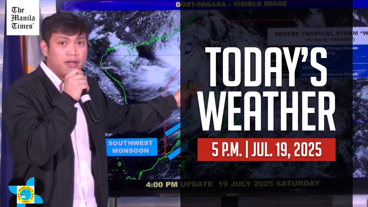Today's Weather, 5 P.M. | Jul. 19, 2025