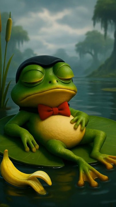 Frog Robs a Bank... With a Banana Gun