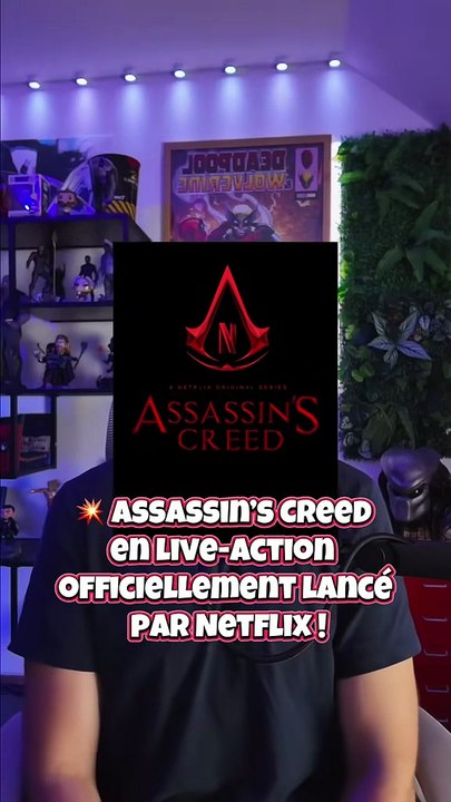 Netflix dévoile ENFIN la série Assassin’s Creed 🗡️ en live-action !