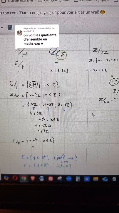 Signification de la Congruence en Maths Expertes 😎