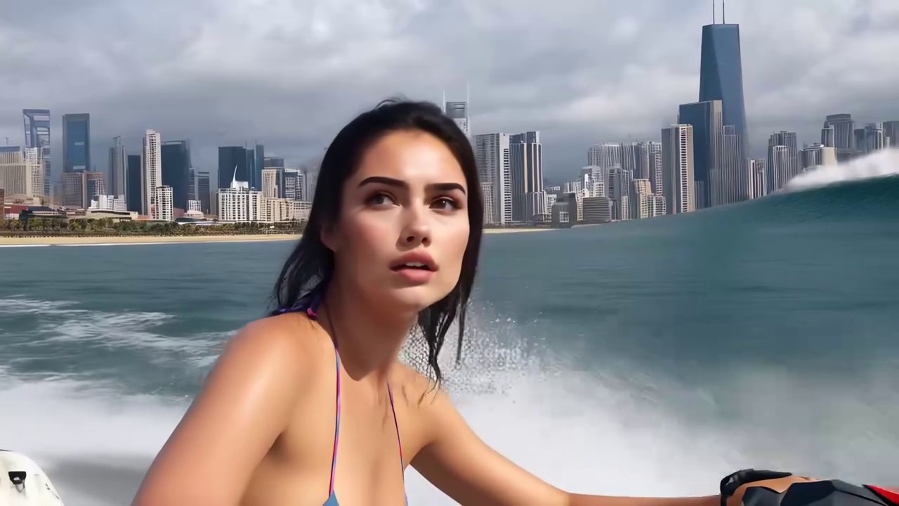 Mega Tsunami | City Destroyers | Natural Disaster Short Film | 4K AI Catastrophe Simulation