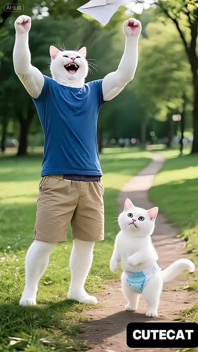 Paper plane #aianimation #cat #youtubeshorts #funny #funnycats #animals #animation