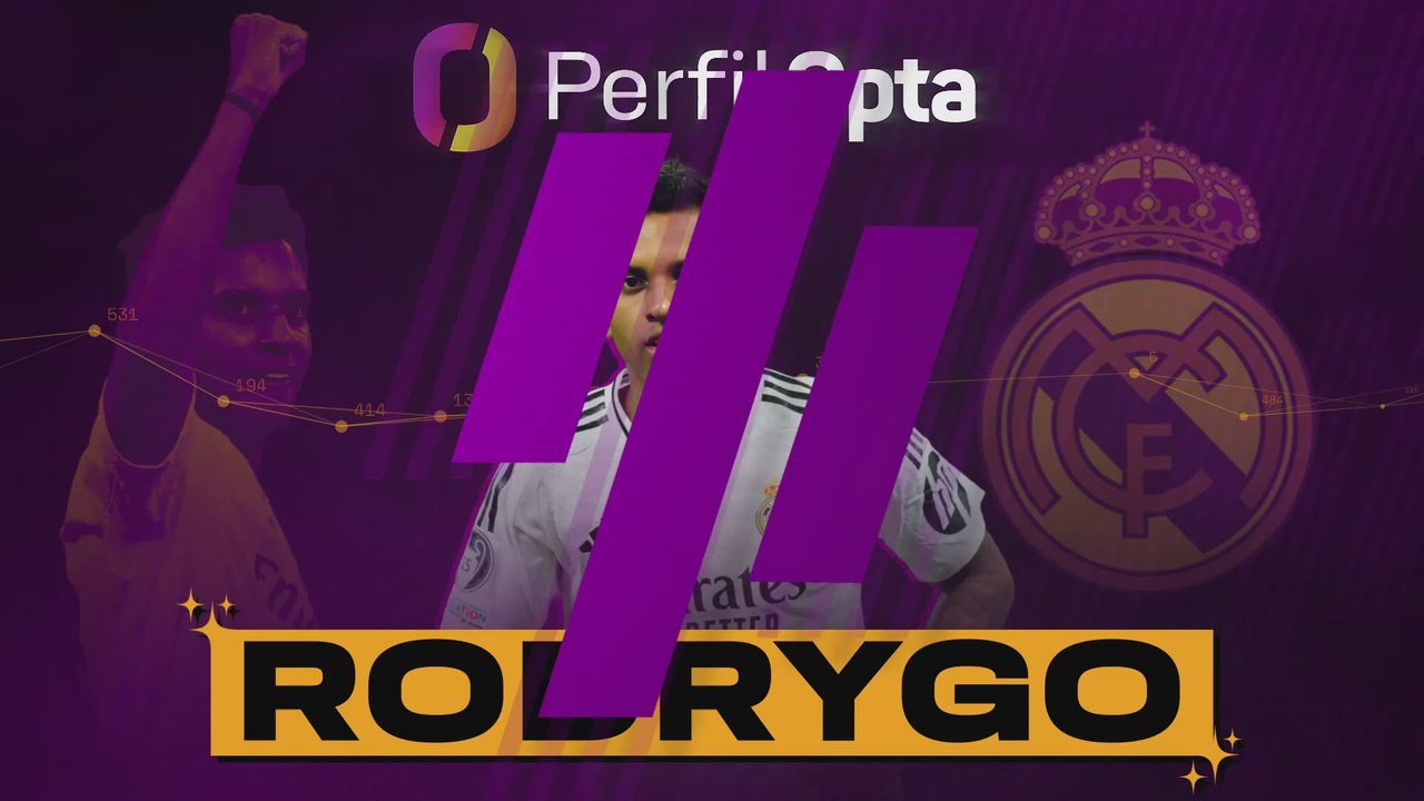 El perfil Opta de Rodrygo