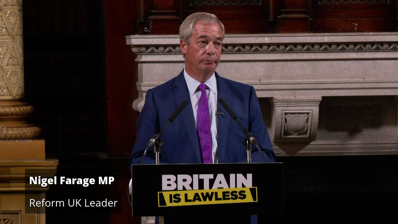 Farage: Reform UK will be the toughest party on crime