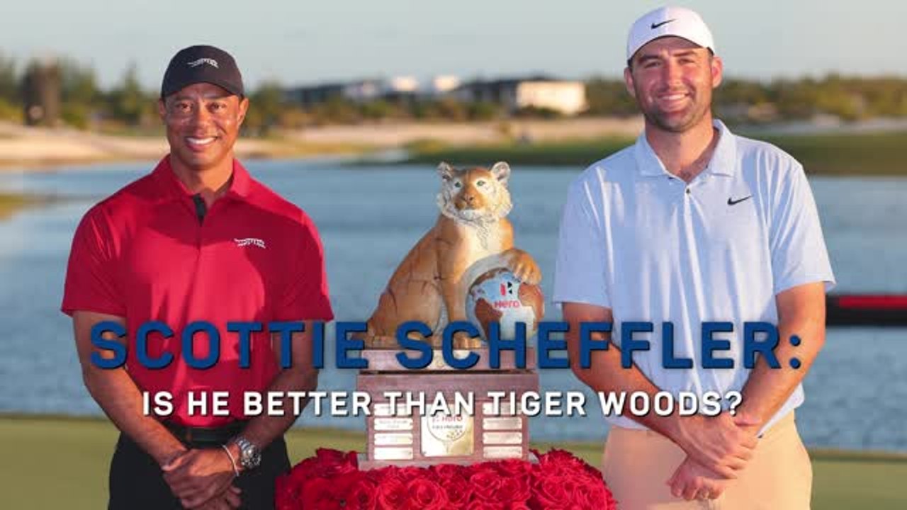 Is Scottie Scheffler better than Tiger Woods?