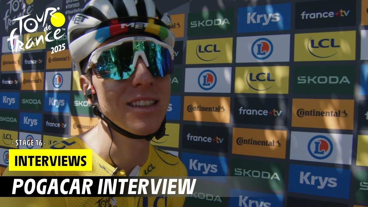 Pre-race interview Pogacar - Stage 16 - Tour de France 2025