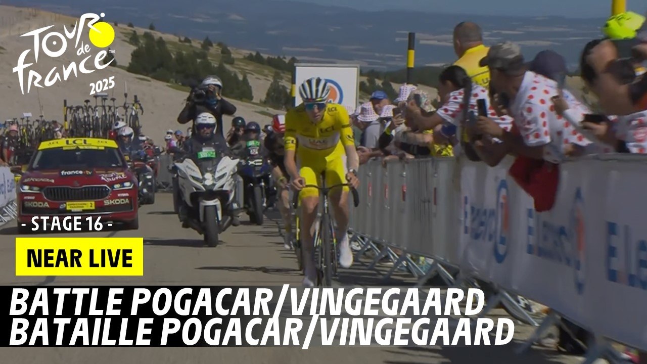 Battle Pogacar/Vingegaard - Stage 16 - Tour de France 2025