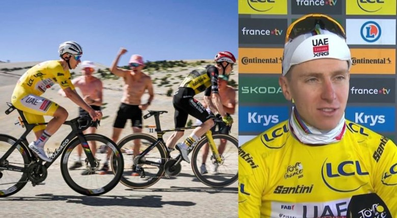 Tour de France 2025 - Tadej Pogacar : "J’ai souffert... Jonas Vingegaard a vraiment tout tenté aujourd’hui"