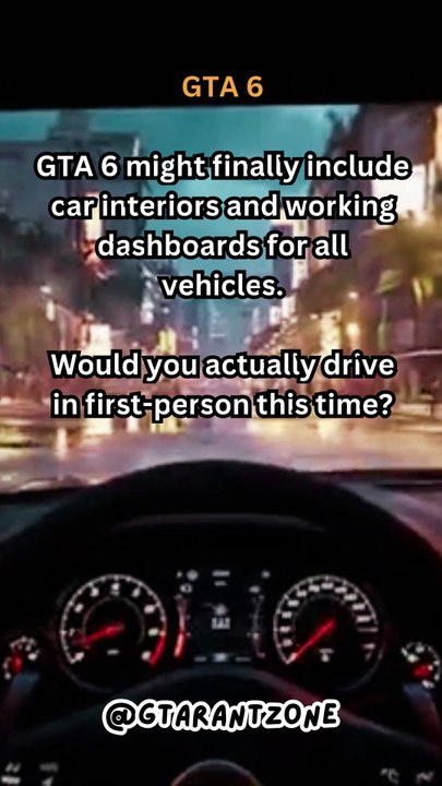 GTA6 - Working Dashboards? - GTA RANT ZONE