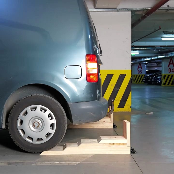 Cheap DIY car ramp! 💯🚗
