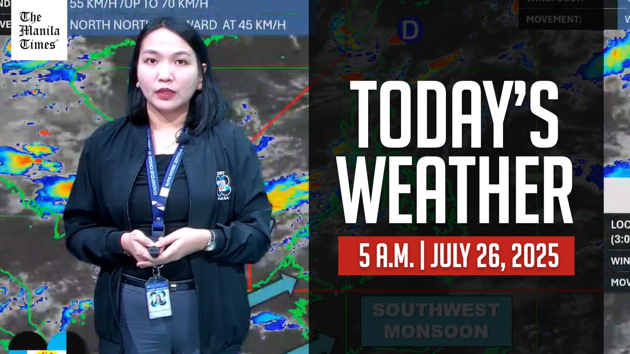 Today's Weather, 5 A.M. | July 26, 2025