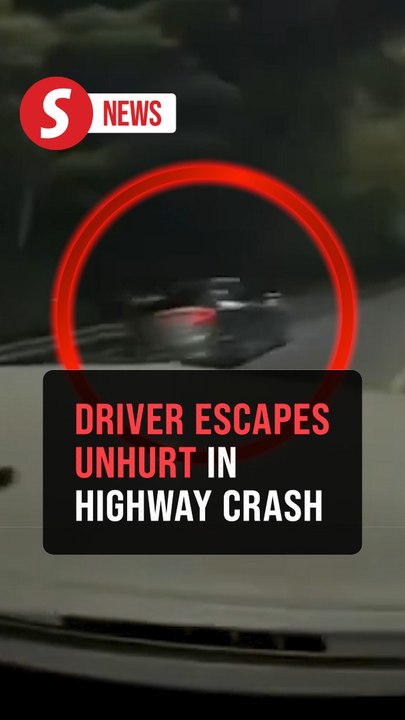 Driver gets into accident while racing in Johor