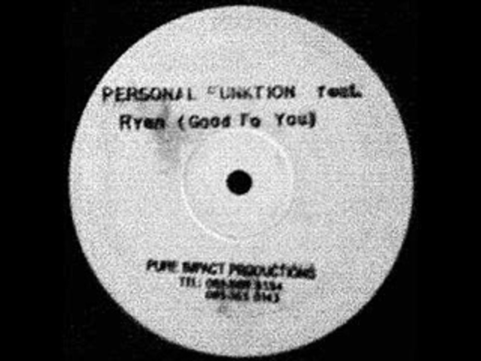 Personal Funktion Feat Ryan Ascot - Good To You
