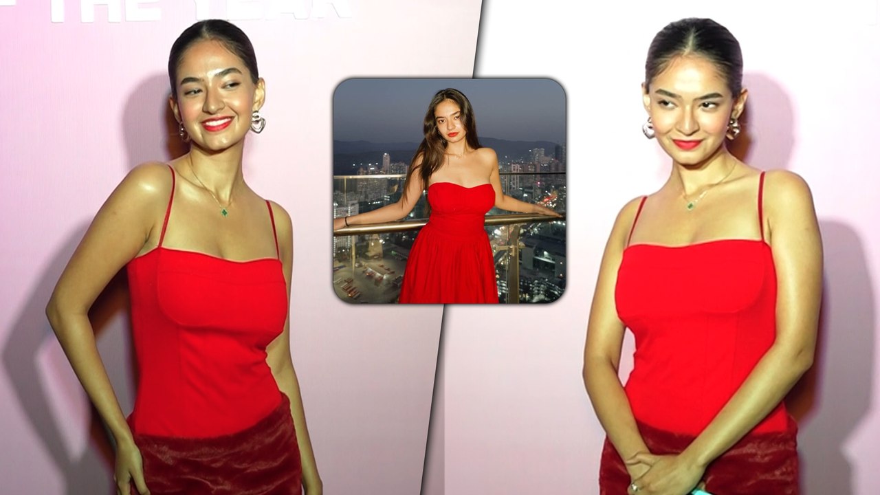 New Me Bash: Anushka Sen's Red-Hot Avatar | Mumbai