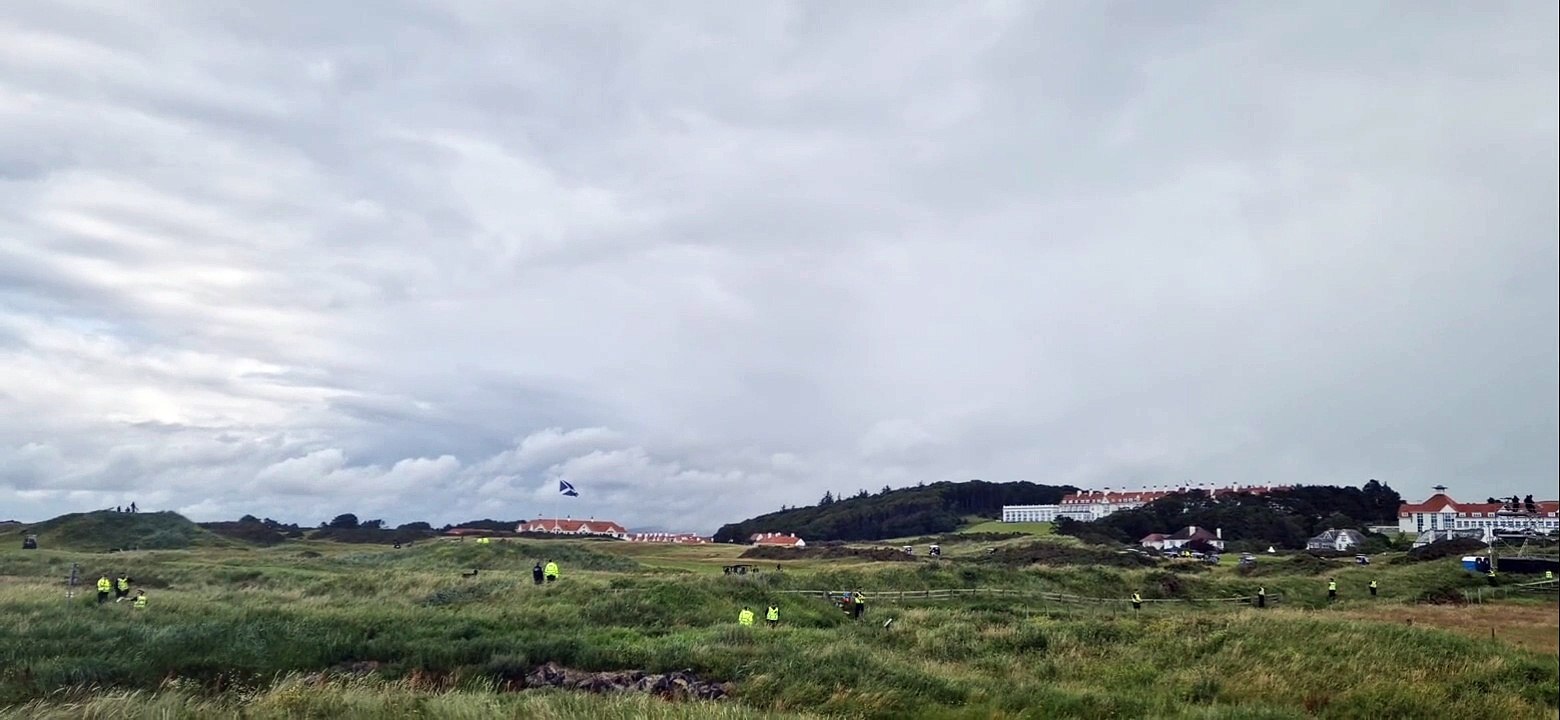 Donald Trump at Turnberry 2025