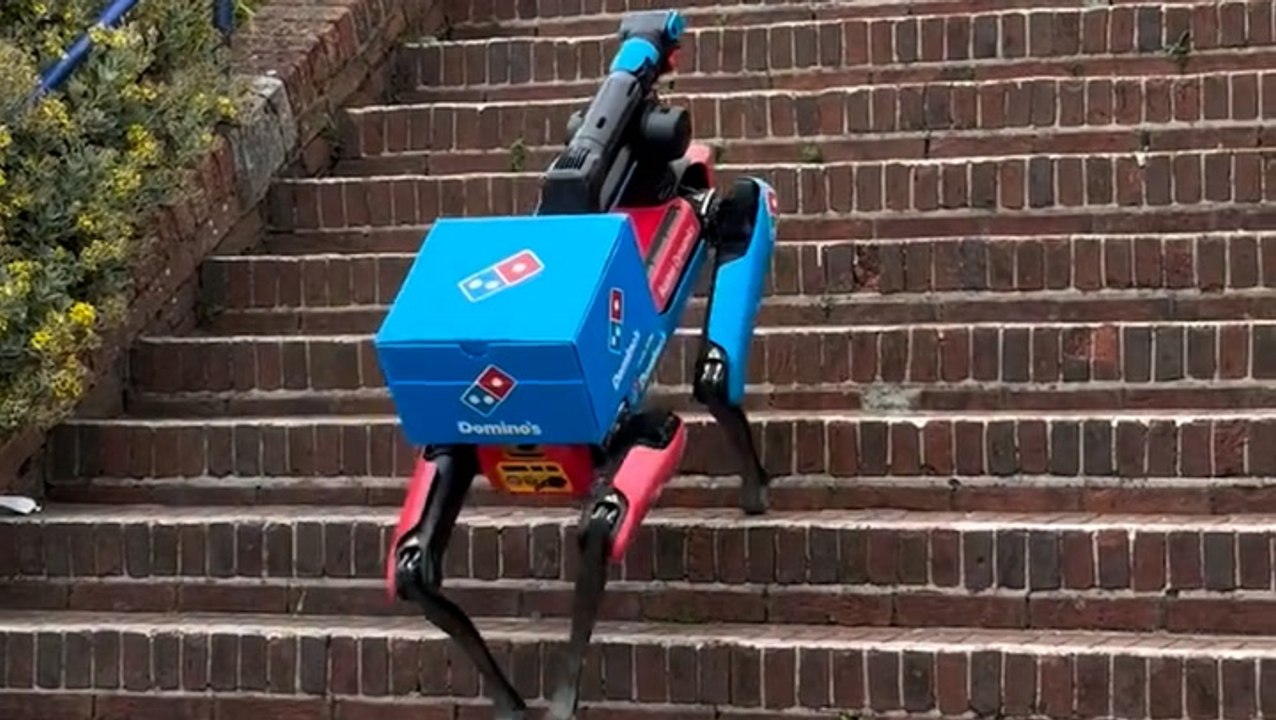 Domino’s test robot dog to deliver pizzas