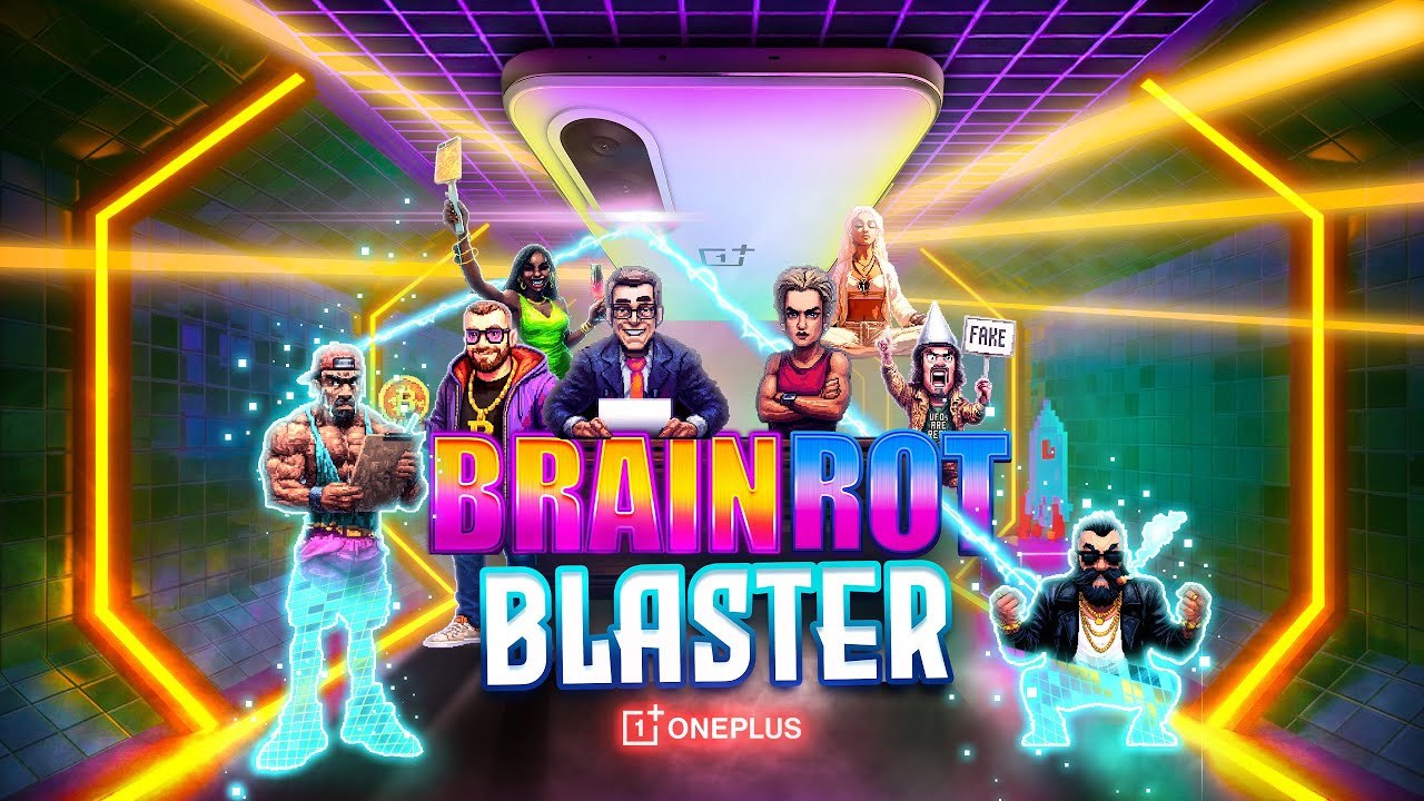 STOP THE SCROLL. Introducing Brain Rot Blaster by OnePlus!
