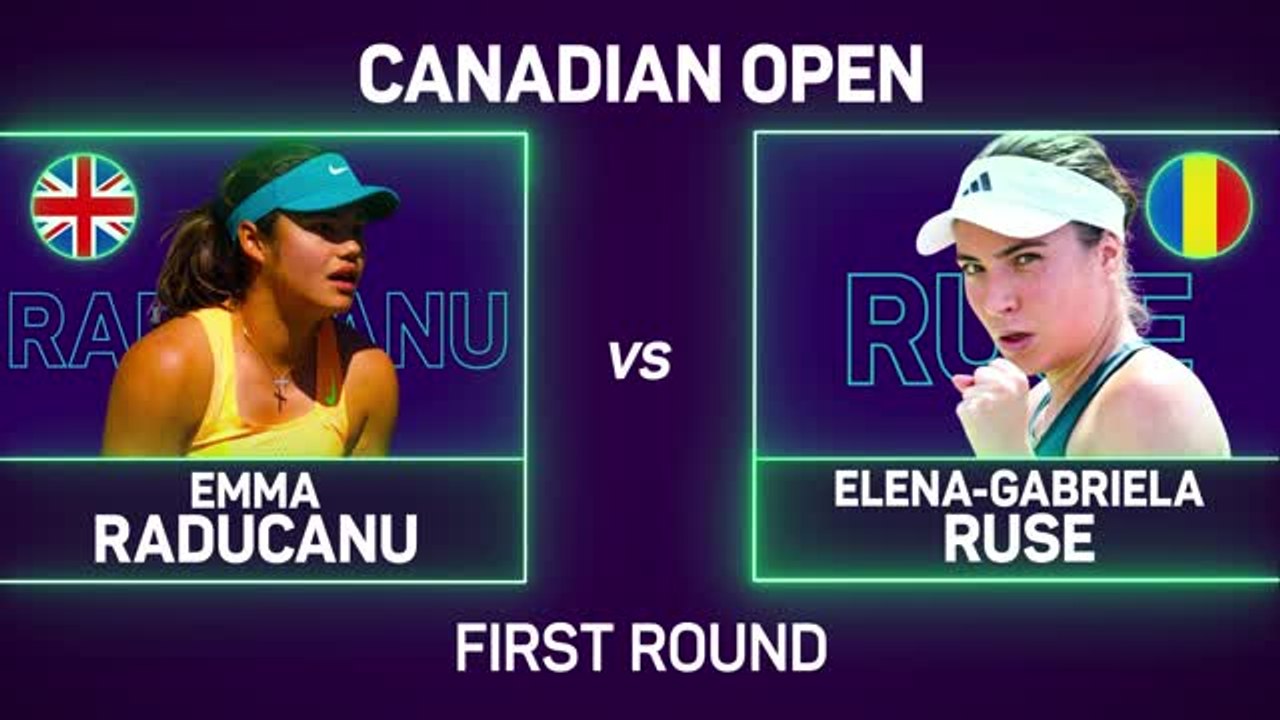 Raducanu grinds out first round win in Montreal