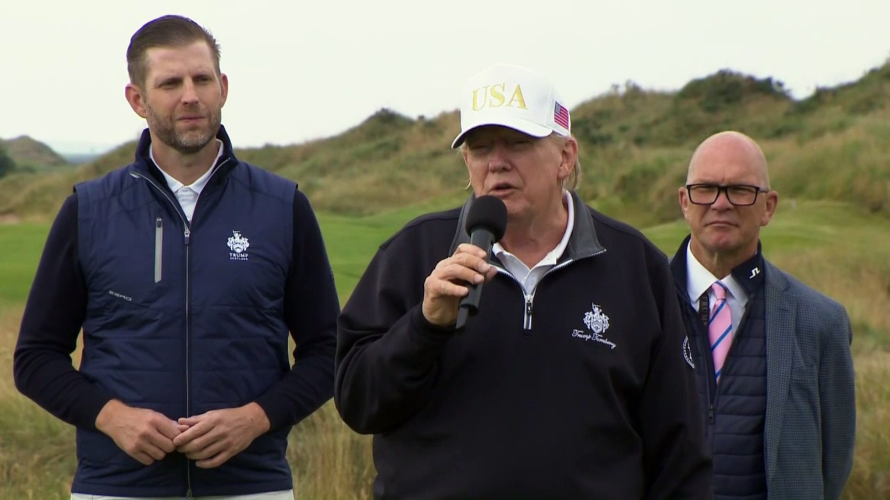 Donald Trump opens new golf course