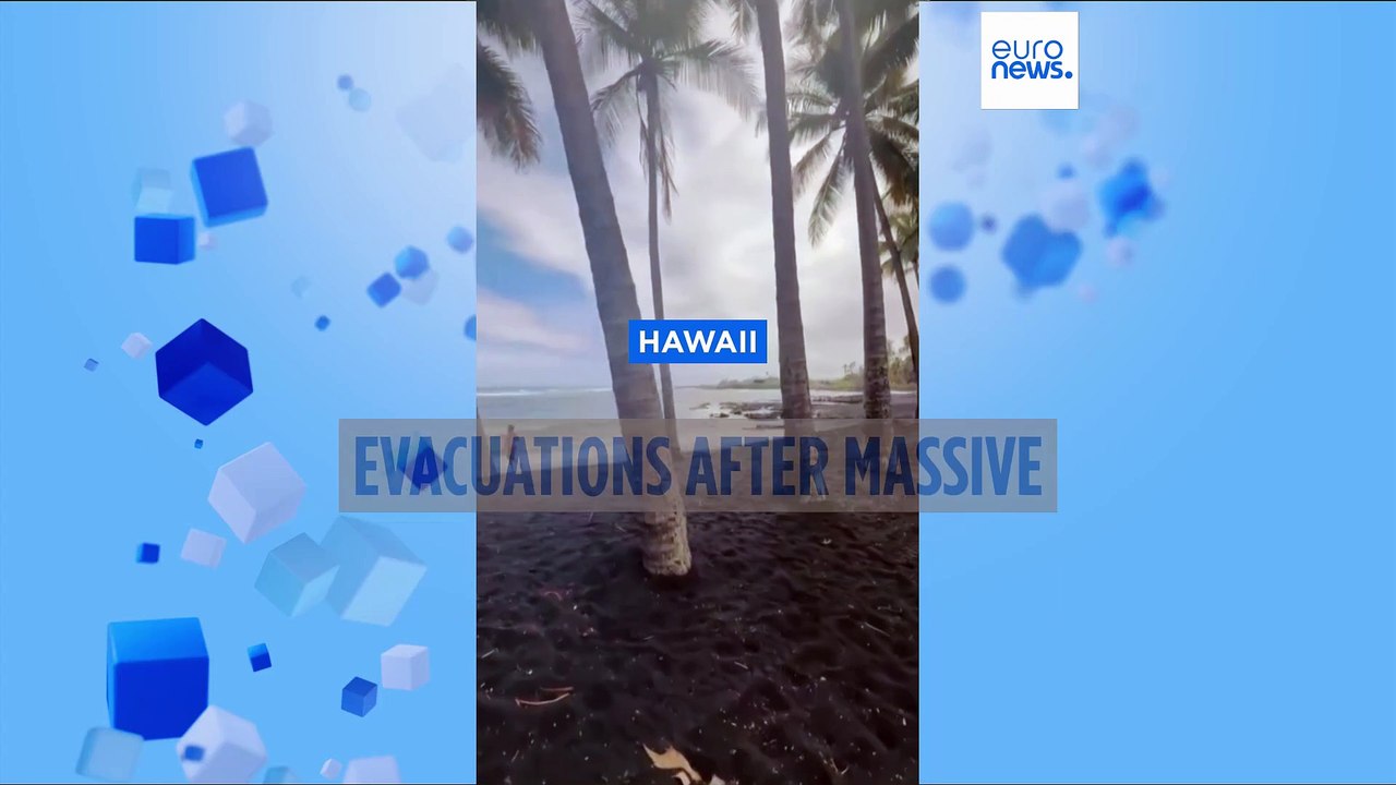 Watch the video: First tsunami waves hit Hawaii after powerful earthquake triggers warnings