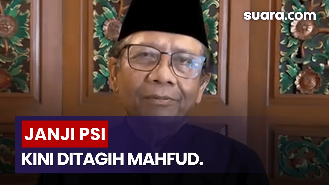 Kaesang jadi Ketum, Mahfud MD Ingatkan Kembali Janji PSI Kepadanya