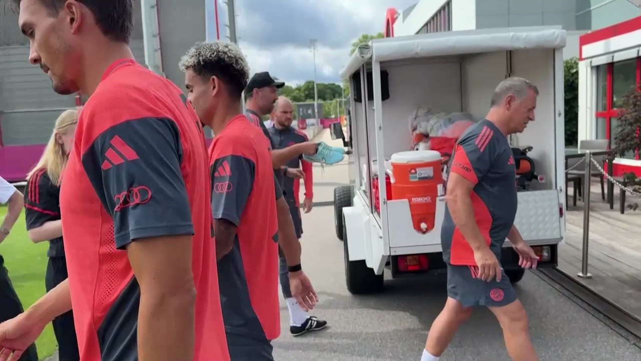 PRIMER ENTRENAMIENTO de LUIS DÍAZ con el BAYERN DE MÚNICH