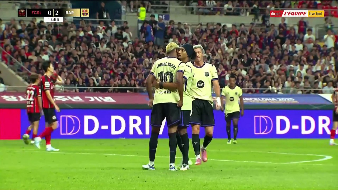Le résumé de FC Séoul - FC Barcelone - Foot - Matches amicaux