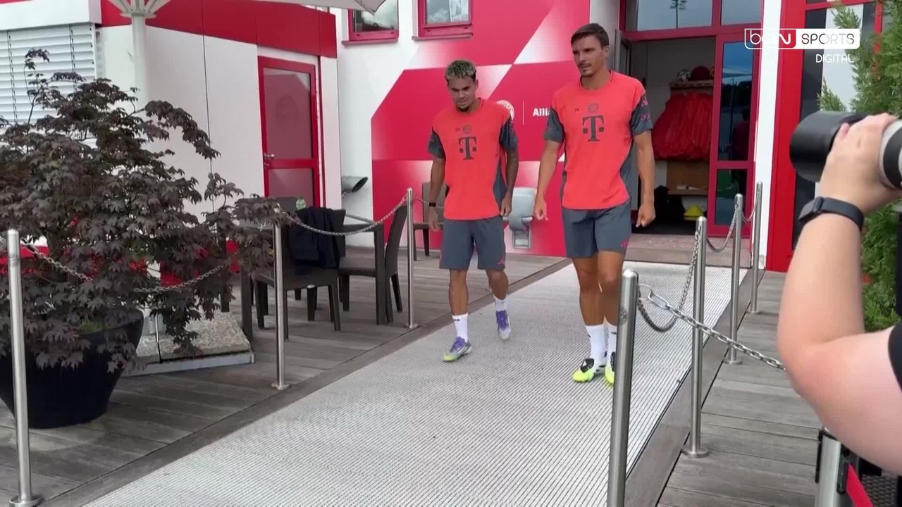 Luis Díaz is already training with Bayern!