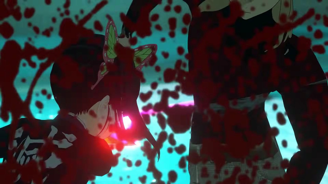 Doma vs. Shinobu, Kanao & Inosuke - FULL FIGHT - FAN ANIMATION