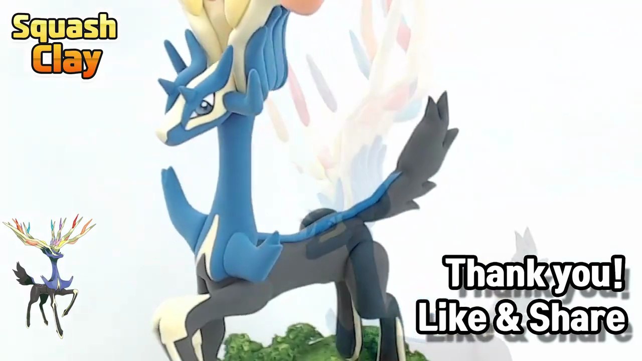 Pokémon Clay Art Xerneas Fairy-type Legendary Pokémon