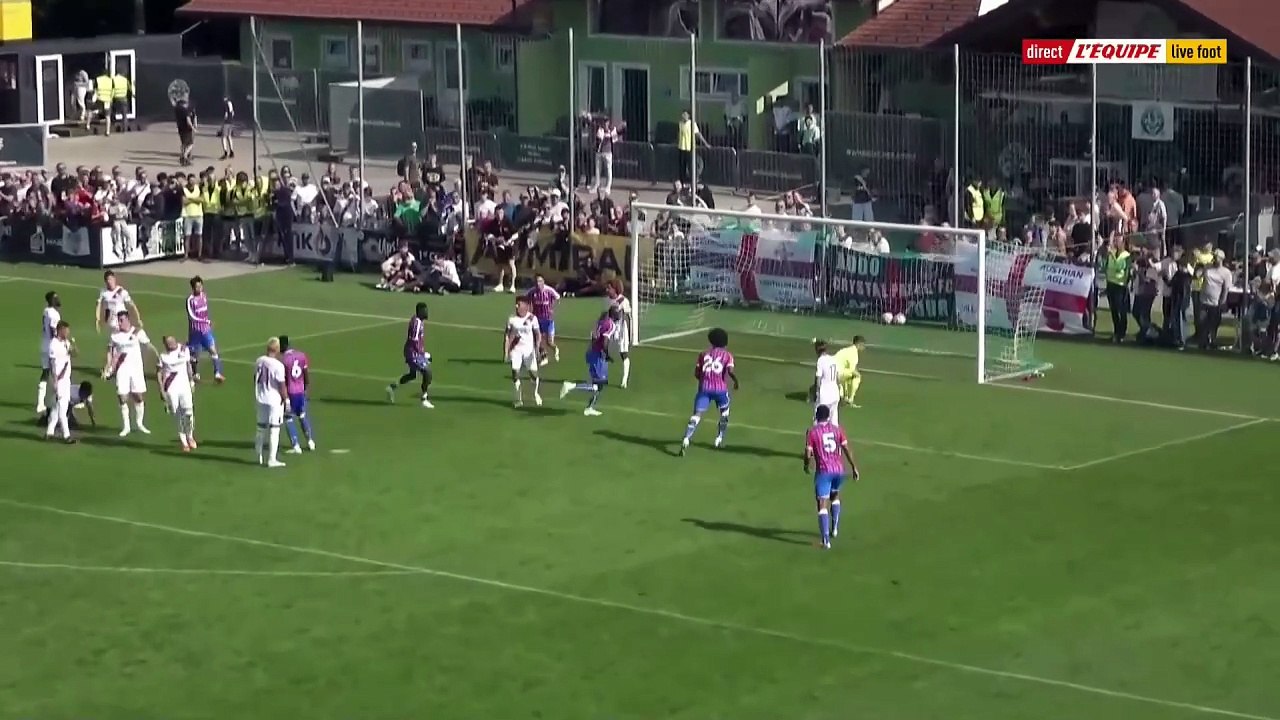 Doublé de Jean-Philippe Mateta face à Augsbourg en amical - Foot - Matches amicaux