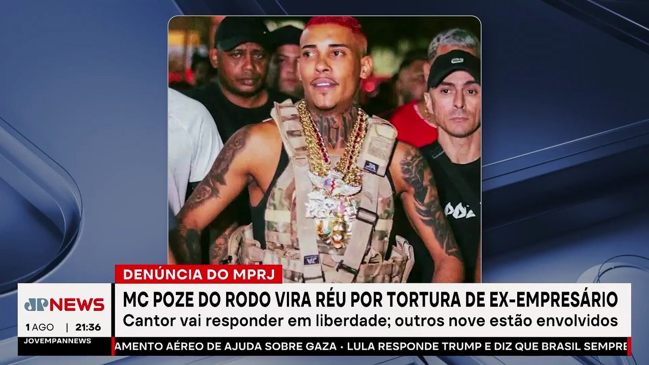 MC Poze do Rodo vira réu por tortura de ex-empresário