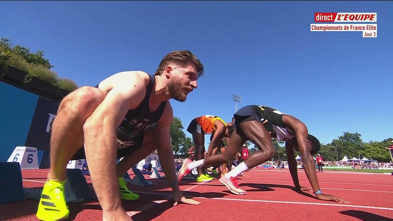 Just Kwaou-Mathey roi du 110 m haies - Athlé - Championnats de France