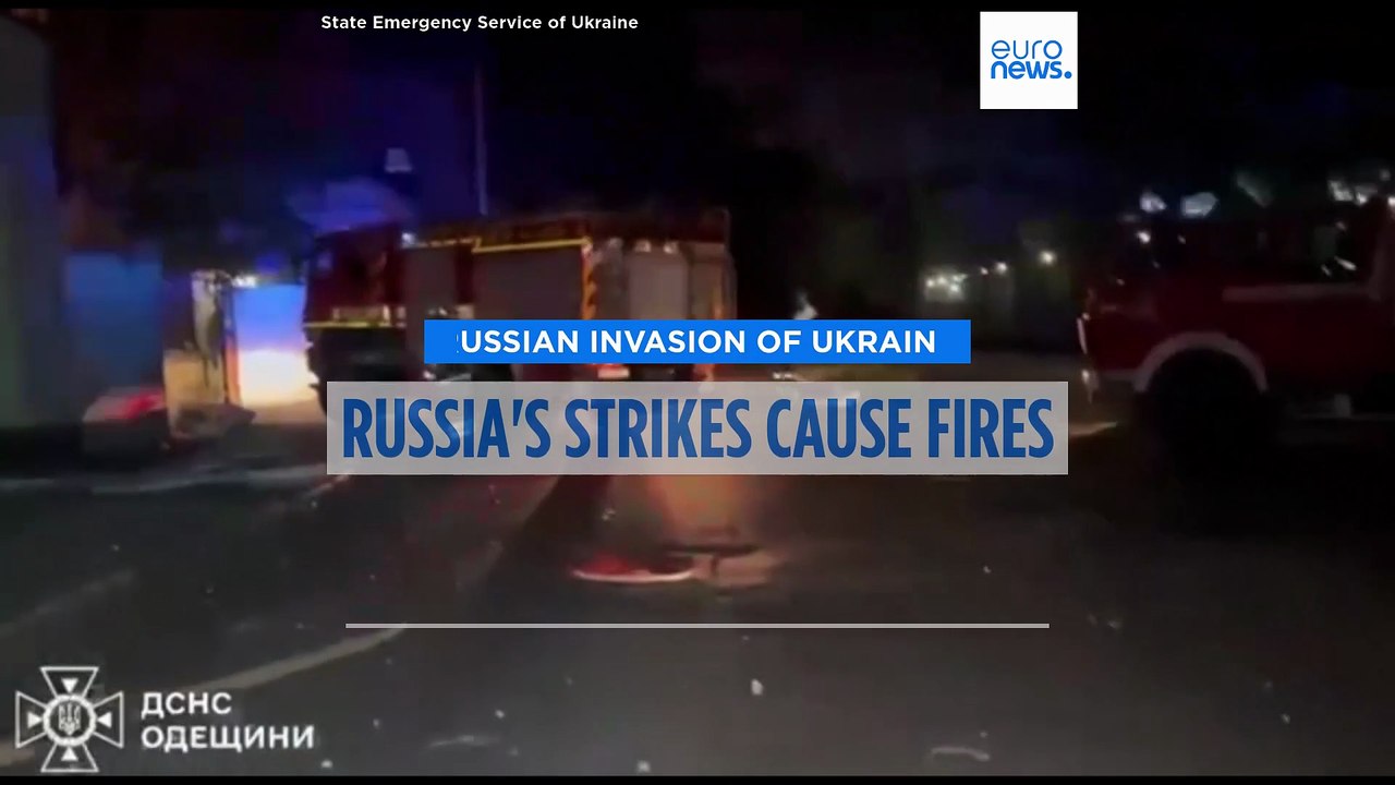 Russia's strikes cause fires and injuries in Odesa and Dnipropetrovsk