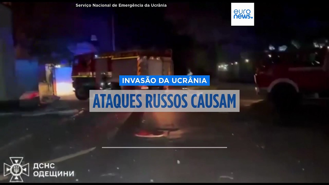 Ataques russos causam incêndios e fazem feridos em Odessa e Dnipropetrovsk