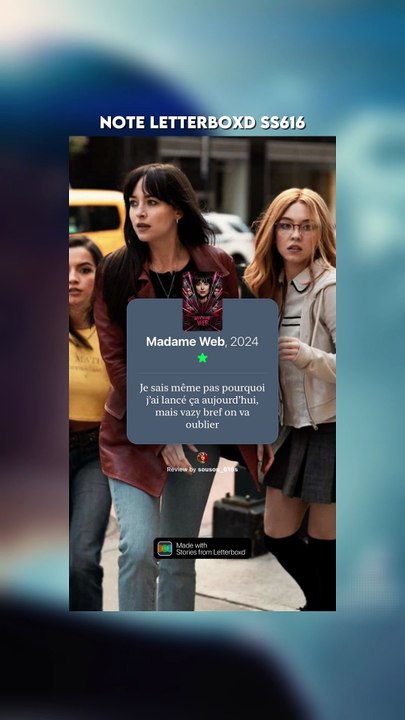 Review Madame Web Letterboxd ss616